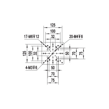 Model dependent travel range, load capacity, and table size